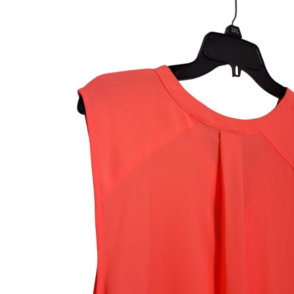 NEW Torrid Harper Georgette Sleeveless Blouse Neon Fiesta Plus Size‎ 1X Women - Picture 11 of 13